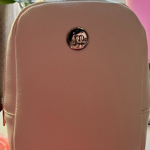 NWT Jessica Moore White Vegan Leather Mini Backpack - Picture 1 of 7
